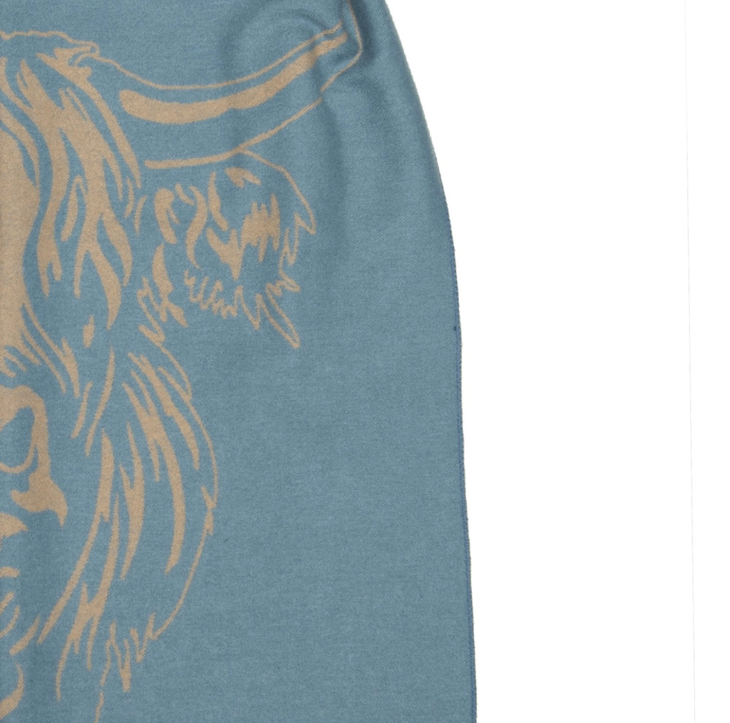 Heilan Coo Super Soft Scarf - Powder Blue/Pale Blue