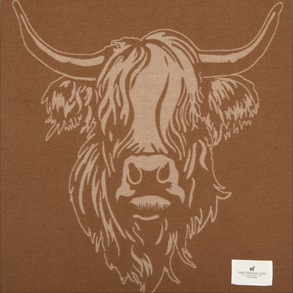 Heilan Coo Super Soft Scarf - Mushroom/Natural