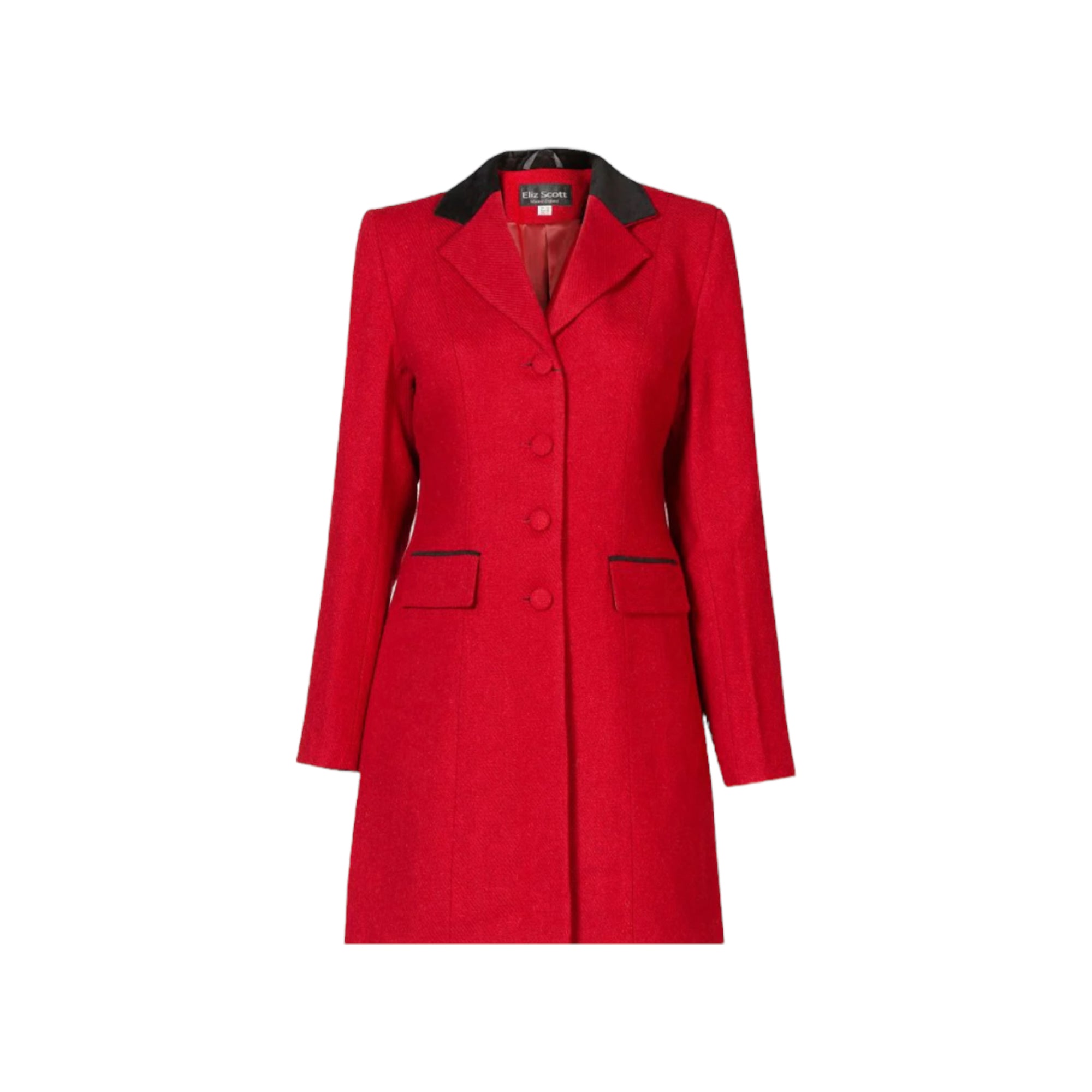 Ladies Harris Tweed Jacket (Sophie) - Red Twill