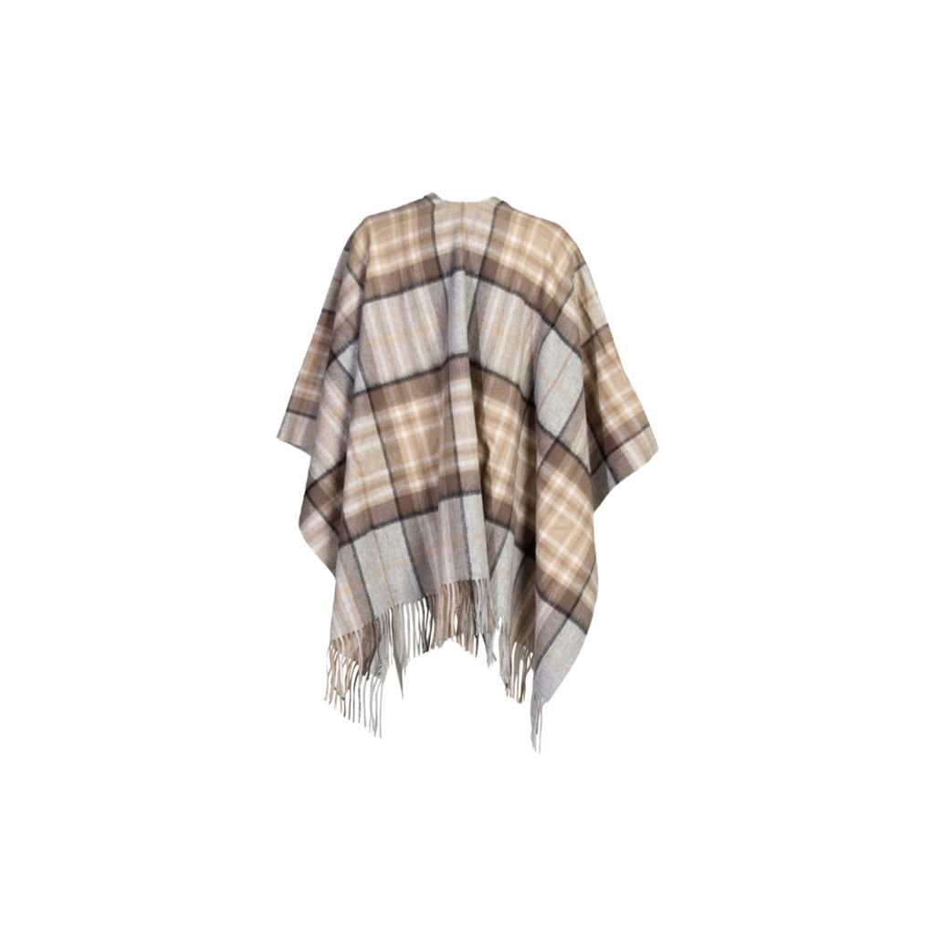 100% Lambswool Tartan Cape