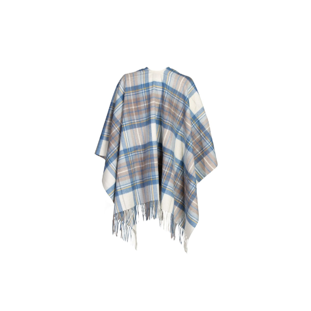 100% Lambswool Tartan Cape