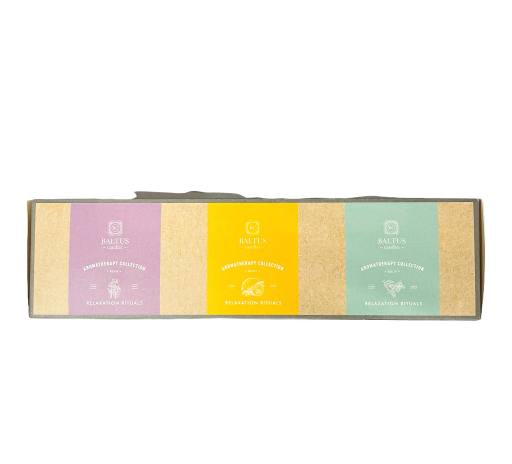 Aromatherapy Scented Candle Box of Three