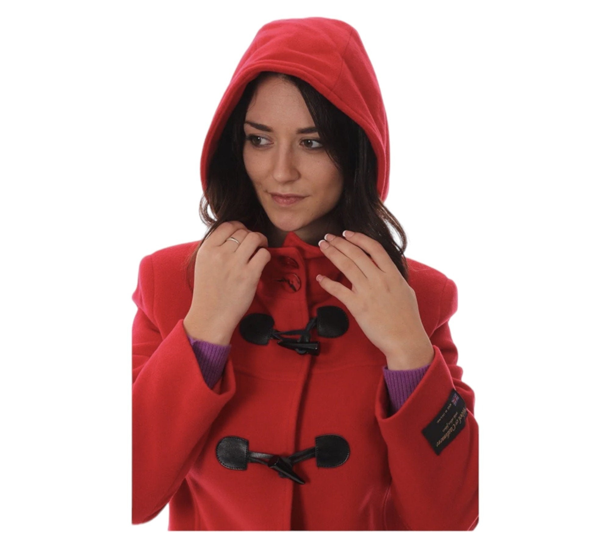 Cashmere Duffle Coat - Red